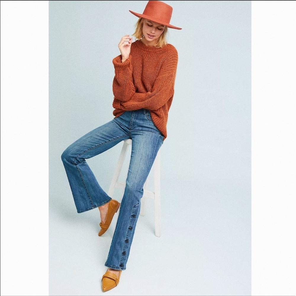 Pilcro and the Letterpress High Rise Bootcut Jeans